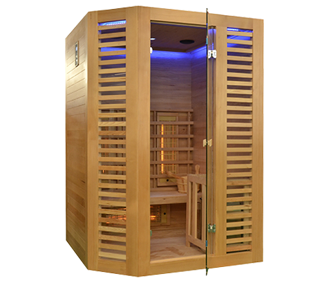 סאונה יבשה היברידית Venetian Hybrid מבית Holl's משלבת טכנולוגיות אינפרא אדום ואדים לחוויית סאונה מותאמת אישית. עשויה מעץ אשוח קנדי עמיד, כוללת תאורת LED כרומותרפית, תנור Harvia, ומערכת שמע Bluetooth/MP3 ורדיו FM. מתאימה ל-3 עד 6 אנשים, עם מבנה מרווח ודלת זכוכית מחוסמת. להשיג באתר STORENET סאונה היברידית, סאונה אינפרא אדום, סאונה עם אדים, סאונה ביתית, סאונה מעץ אשוח קנדי, תנור Harvia, תאורת כרומותרפיה, סאונה ל-6 אנשים, ספא ביתי, מערכת שמע Bluetooth, STORENET.