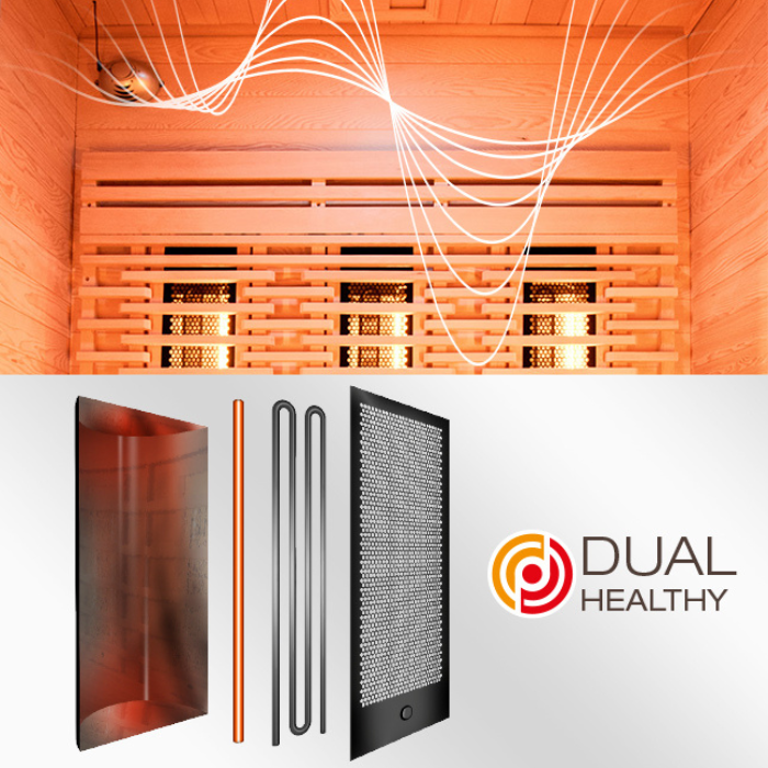 סאונת Purewave מבית Holl's היא סאונת אינפרא אדום יוקרתית המשלבת חימום קוורץ ומגנזיום, תאורת LED כרומותרפית ב-7 צבעים, ודלת זכוכית מחוסמת. מתאימה ל-2 עד 4 אנשים. להשיג באתר STORENET. סאונת אינפרא אדום, סאונה ביתית, סאונה ל-2 אנשים, סאונה ל-4 אנשים, סאונה מעץ אשוח קנדי, תאורת כרומותרפיה, סאונה עם מערכת שמע, חימום קוורץ ומגנזיום, Holl's, STORENET.