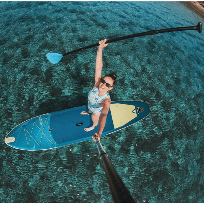 SUP מתנפח WATTSUP MARLIN – לוח חתירה מהיר עם מבנה מחודד, חרב מרכזית ומשטח EVA נגד החלקה. מיועד לחותרים שמחפשים מהירות, יציבות ושליטה מרבית. לפרטים נוספים כנסו ל-STORENET אתר היבואן הרשמי.